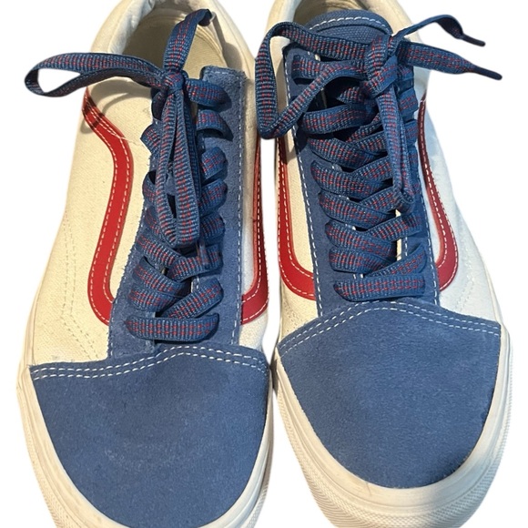 VANS Red White Blue Old Skool Sneakers - NEW
WOMENS 8 /Mens 6.5 - Picture 4 of 6